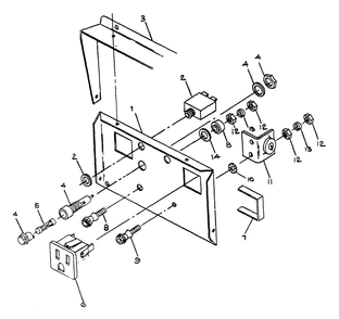 Control Panel No. 61795 Diagram and Parts List for 8772-0-G1450  Briggs and Stratton Generator